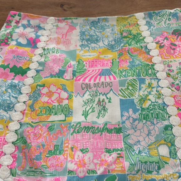 Lily Pulitzer Colorful Scalloped Skort Size 0 EUC! - Picture 8 of 8
